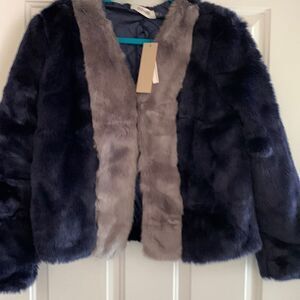 DO+BE SIZE LARGE faux fur jacket NEW